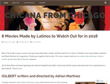 Tablet Screenshot of chicanafromchicago.com
